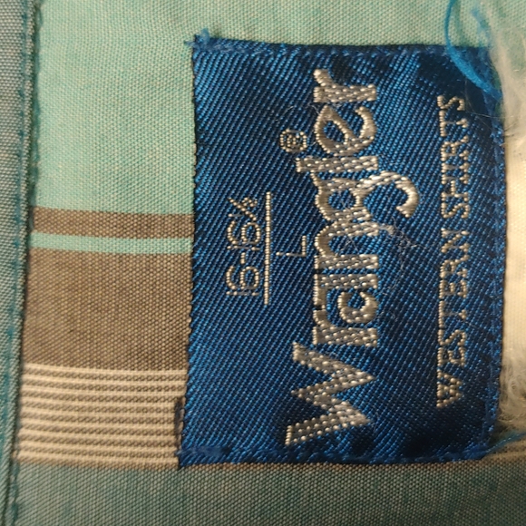 Vintage Wrangler Western shirt mn. sz.16-16.5 - Picture 11 of 16